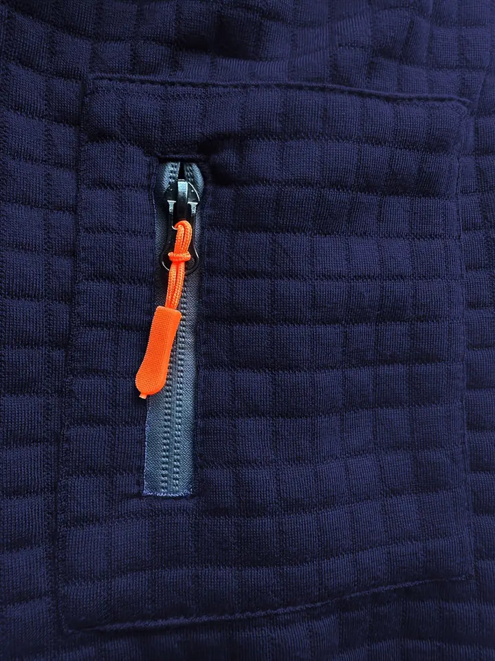 NordicWeave™ långärmad polotröja för herr – varm, snygg och bekväm