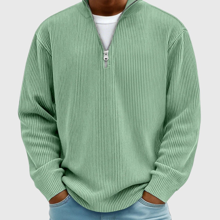 Soren™ Stickad Halvzip