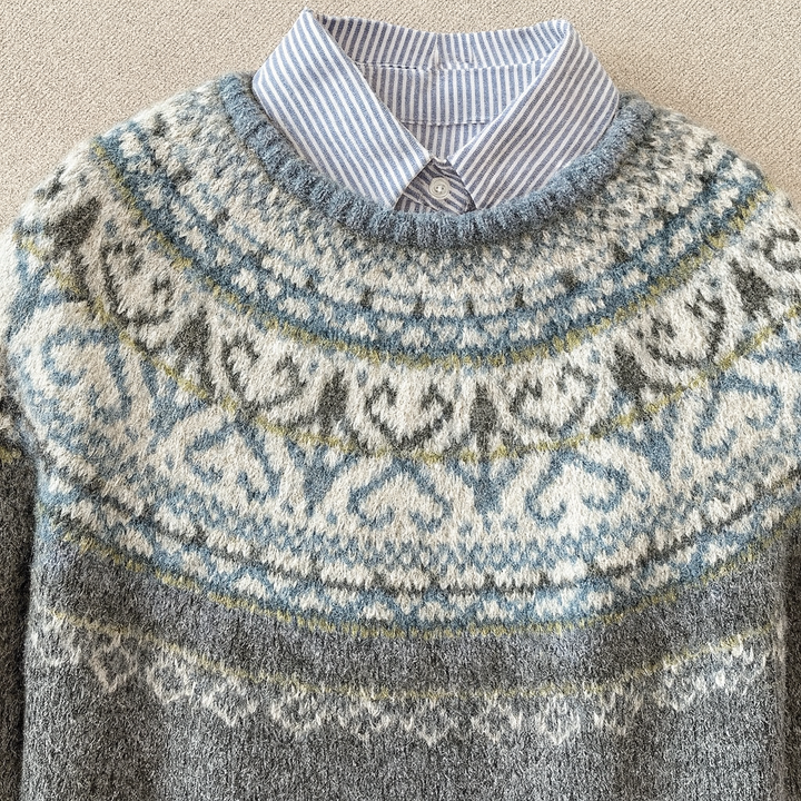 Luxe™ | Elegant Vintage Stickad Tröja